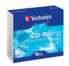 Диск CD-R Verbatim 700Mb 52x DataLife Slim (10 шт.)  за упаковку 43415