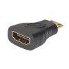 Переходник Exegate mini HDMI (M)  в  HDMI (19F), v 1.4b, позолоченные контакты, экранирование