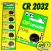Аккумулятор GP Lithium, CR2032-ВС5, 3V (20*3,2 mm)