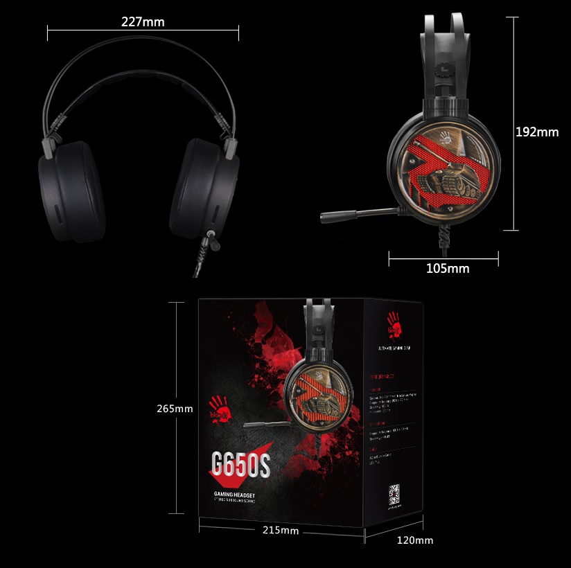 Игровая гарнитура A4Tech Bloody G650S