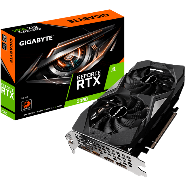Производительная игровая видеокарта GeForce RTX 2060 D6 6G Производительная игровая видеокарта GeForce RTX 2060 D6 6G
